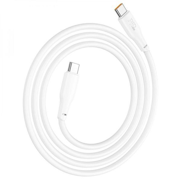 PD Кабель HOCO X93 Force 60W fast charging data cable Type-C to Type-C 2m. White 00000001061 фото