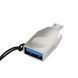 Перехідник-OTG HOCO UA10 Micro-USB Adapter Silver-Nickel 00000001010 фото 1