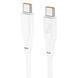 PD Кабель HOCO X93 Force 60W fast charging data cable Type-C to Type-C 2m. White 00000001061 фото 1