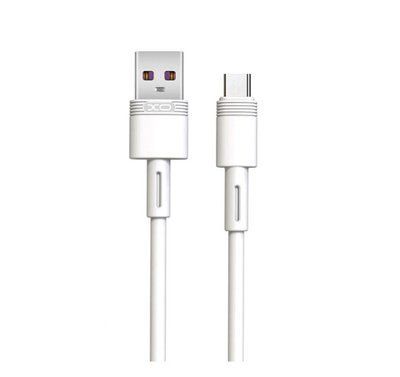 Кабель XO NB-Q166 fast charging usb cable for Type-c 5A/1m Білий 00000000961 фото