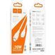 PD Кабель HOCO X93 Force PD20W charging data cable for Lightning 2m. White 00000001060 фото 2