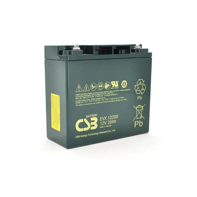 Акумуляторна батарея CSB EVX12200, 12V 20Ah (181х77х162мм), Q4 00000010316 фото