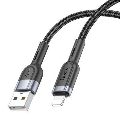 PD Кабель HOCO U117 Grand PD intelligent power-off charging data cable iP Black 00000001022 фото