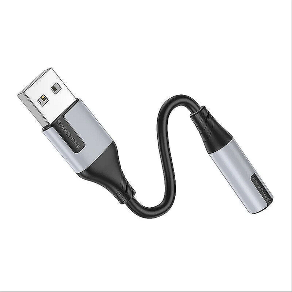Адаптер BOROFONE BV19 Creator digital audio converter Type-C to 3.5mm чорний 00000001063 фото