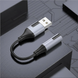Адаптер BOROFONE BV19 Creator digital audio converter Type-C to 3.5mm чорний 00000001063 фото 7