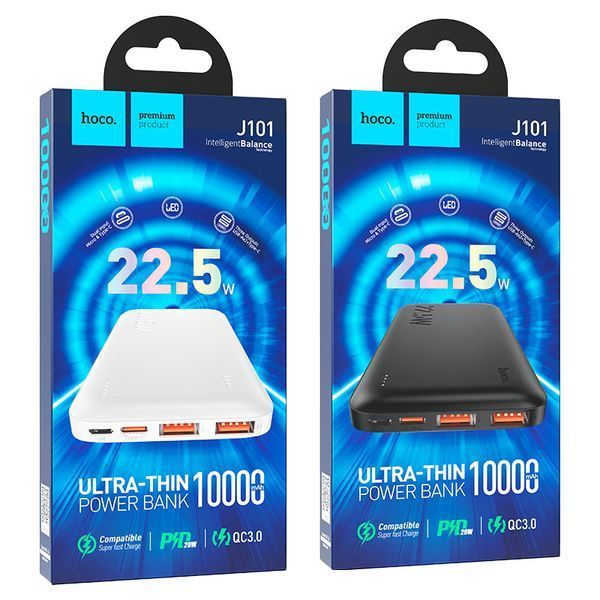 Power Bank Hoco J101 Astute 22.5W 10000mAh White 00000000001 фото