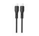 Кабель XO NB-Q231B Rock Series Type-c to Type-C 60W Data Cable Чорний 00000000354 фото 2