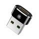 Перехідник Baseus USB Male To Type-C Female Adapter Converter Black CAAOTG-01 00000001059 фото 2