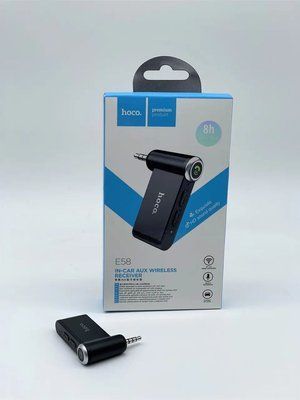 Автомобільний FM-трансмітер Bluetooth (модулятор, ресівер, адаптер) Hoco E58 Magic music Black 00000000612 фото