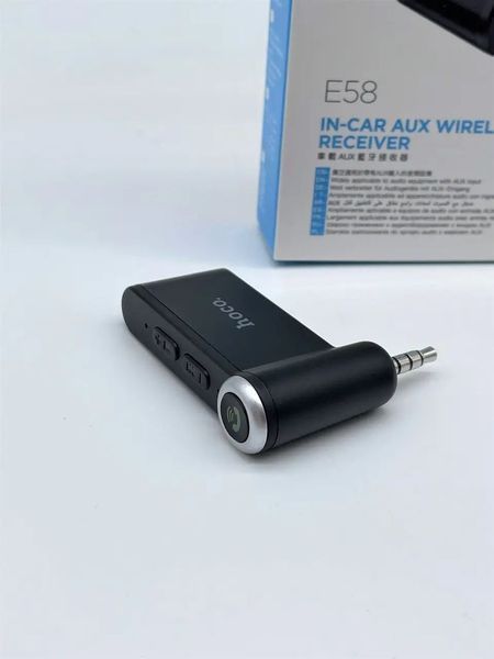 Автомобільний FM-трансмітер Bluetooth (модулятор, ресівер, адаптер) Hoco E58 Magic music Black 00000000612 фото