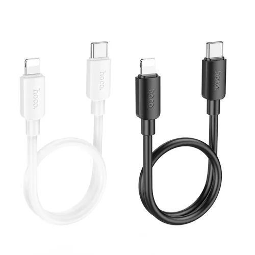 PD Кабель HOCO X96 Hyper PD charging data cable iP(L=0.25M) White 00000001019 фото