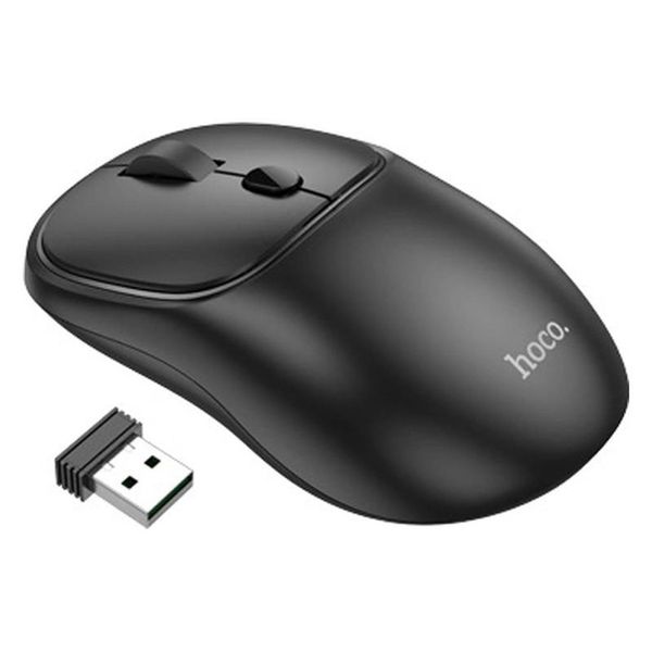 Бездротова комп'ютерна миша Hoco GM25 Royal dual-mode business wireless mouse Black 00000006696 фото