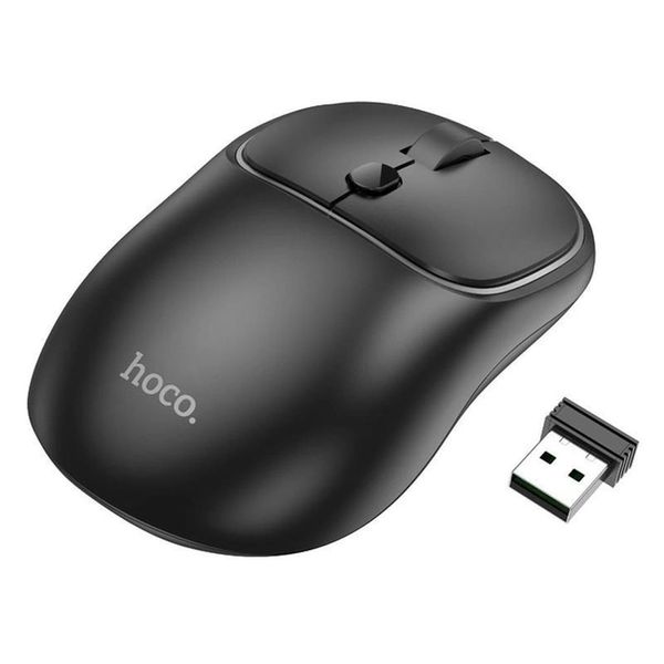 Бездротова комп'ютерна миша Hoco GM25 Royal dual-mode business wireless mouse Black 00000006696 фото