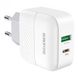 Мережевий зарядний пристрій Borofone BA46A Premium PD / 20W / QC3.0 White 00000001089 фото 3