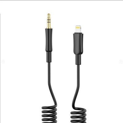 Адаптер XO NB-R255A Lightning to 3.5mm Чорний 00000000989 фото