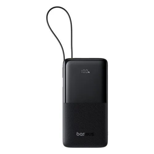 Зовнішній акумулятор (повербанк) Baseus Bipow 2 Digital Display With Built-in USB-C Cable 10000mah 00000000224 фото