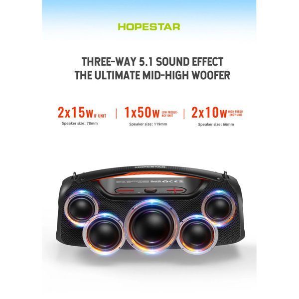 Портативна колонка &mdash; Hopestar A60 100W 00000000120 фото