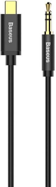 Аудіокабель Baseus Yiven M01 Type-C to AUX(3,5) 1,2m. Black CAM01-01 00000001018 фото