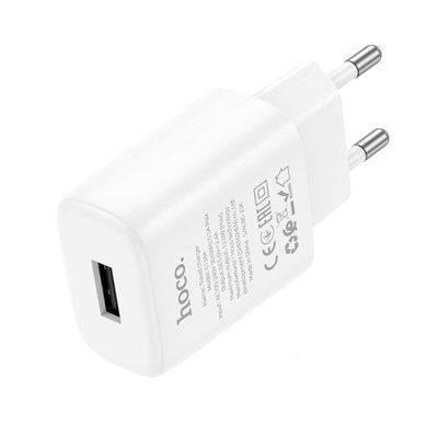 МЗП HOCO C134A Solid single port charger White 00000000814 фото