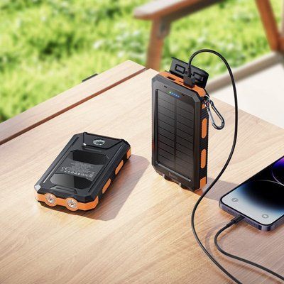 Power Bank HOCO J164 Platinum Solar Dual Lighting Power Bank (8000mAh) 00000000004 фото