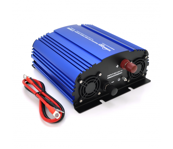 Инвертор напряжения Tommatech MS-1200, 12V/220V, 1200W с апроксимированной синусоидой, 2Shuko, USB, клеммные провода, 2 предохранителя, Q4 00000009329 фото