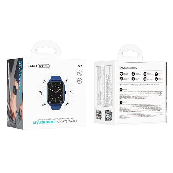 Смарт-годинник HOCO Y27 Smart sports watch(call version) Blue 00000001065 фото