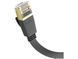 Інтернет кабель HOCO US07 General pure copper flat network cable 6Gbit/10m. Чорний 00000001021 фото 2
