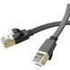 Інтернет кабель HOCO US07 General pure copper flat network cable 6Gbit/10m. Чорний 00000001021 фото 3