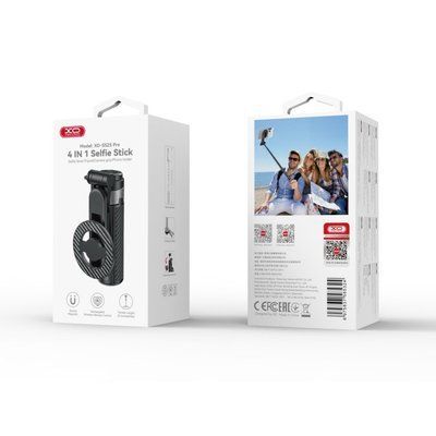 Мульті-Монопод XO SS25 Pro Magnetic four-in-one multi-functional Mini Bluetooth Selfie stick Чорний 00000000653 фото