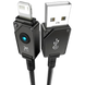 USB кабель Baseus CoolPlay Series Fast Charging Cable USB to iP 2.4A 2m Black CAKW000501 00000000971 фото 3