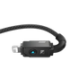 USB кабель Baseus CoolPlay Series Fast Charging Cable USB to iP 2.4A 2m Black CAKW000501 00000000971 фото 2