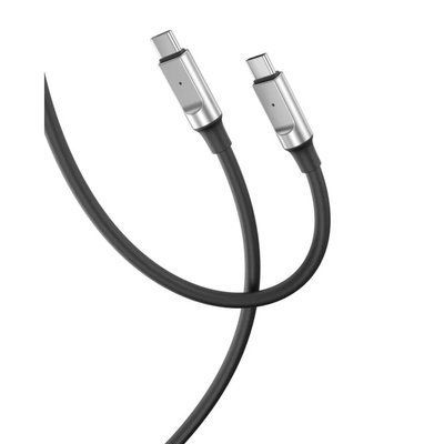 Кабель XO NB-Q252B PD 60W/1m Type-C to Type-C Fast Charging Black 00000000918 фото