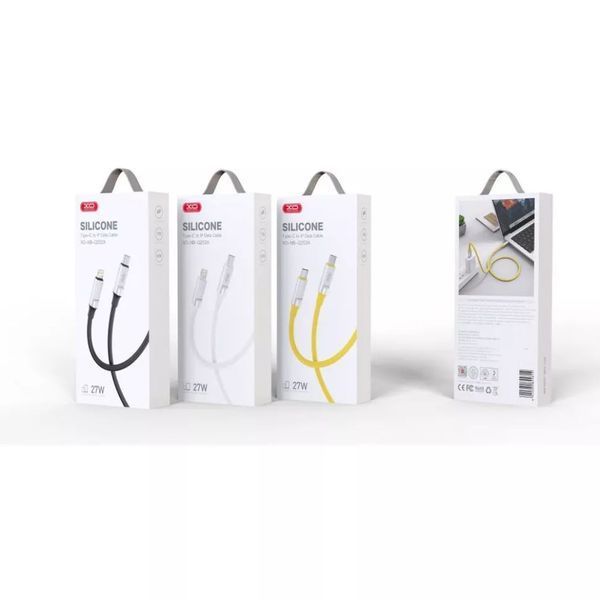 Кабель XO NB-Q252B PD 60W/1m Type-C to Type-C Fast Charging Black 00000000918 фото