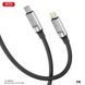 Кабель XO NB-Q252A PD 27W/1m Type-c to Lightning Fast Charging Чорний 00000000358 фото 3