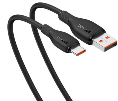 USB кабель Baseus Pudding Series Fast Charging Cable USB to Type-C 100W 2m Black P10355703111-01 00000000970 фото