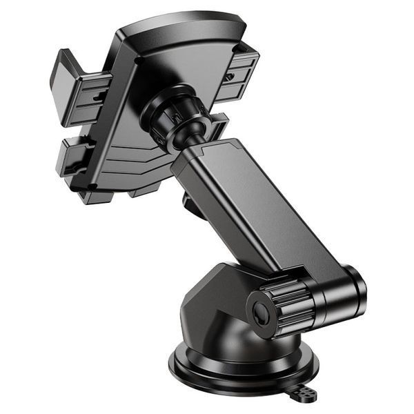 Автотримач Hoco CA83 David one-button center console car holder Чорний 00000000869 фото