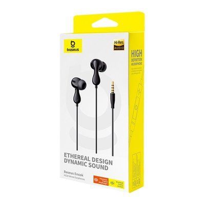 Навушники Baseus Encok HZ20 3,5mm Wired Earphones Black A00171500113-00 00000000550 фото