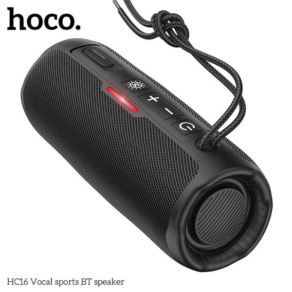 Бездротова портативна колонка Bluetooth Hoco HC16 Vocal sports Black 00000001677 фото