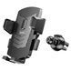 Автотримач Hoco CA86 Davy one-button air outlet car holder Чорний 00000000870 фото 1