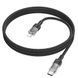 Кабель HOCO U129 Spirit transparent charging data cable iP 1,2m. Black 00000000974 фото 4