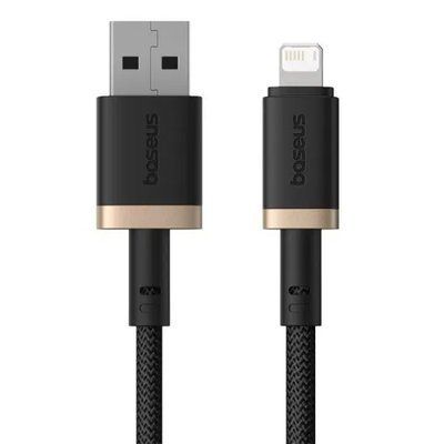 USB кабель Baseus Dura Series USB to Lightning 2.4A 2m Black-gold P10377801U01-02 00000000361 фото