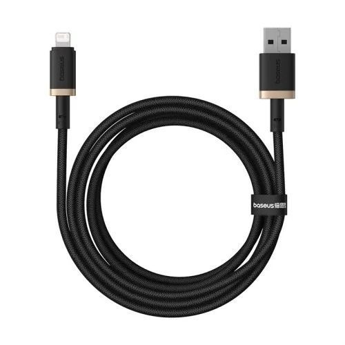 USB кабель Baseus Dura Series USB to Lightning 2.4A 2m Black-gold P10377801U01-02 00000000361 фото