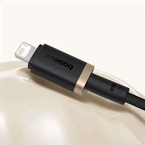 USB кабель Baseus Dura Series USB to Lightning 2.4A 2m Black-gold P10377801U01-02 00000000361 фото