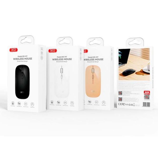 Бездротова комп'ютерна мишка XO M7 Fashion Smooth Wireless Mouse White 00000012386 фото