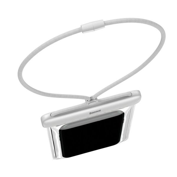 Водонепроникний чохол для мобільного телефону Baseus Let''s go Slip Cover Waterproof Bag White (ACFSD-D02) 00000005084 фото