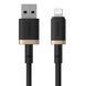 USB кабель Baseus Dura Series USB to Lightning 2.4A 2m Black-gold P10377801U01-02 00000000361 фото 1