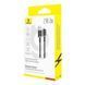 USB кабель Baseus Dura Series USB to Lightning 2.4A 2m Black-gold P10377801U01-02 00000000361 фото 4