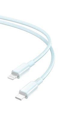 Кабель XO NB-Q250A PD 27W/1m Type-c to Lightning Fast Charging Blue 00000000921 фото