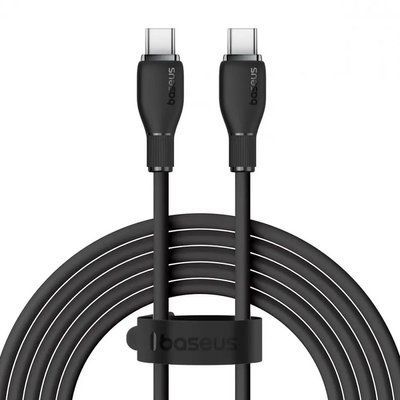 PD кабель Baseus Pudding Series Fast Charging Cable Type-C to Type-C 100W 2m Black P10355702111-01 00000001028 фото