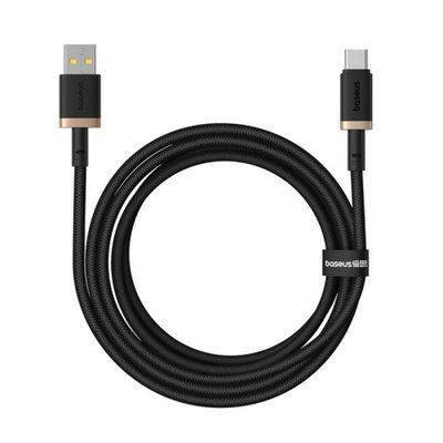 USB кабель Baseus Dura Series USB to Type-C 60W 2m Black-gold P10377802U01-02 00000000363 фото